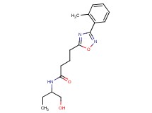N-[1-(hydroxymethyl)propyl]-4-[3-(2-methylphenyl)-1,2,4-oxadiazol-5-yl]butanamide