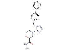 4-[1-(4-biphenylylmethyl)-1H-tetrazol-5-yl]-N-methyl-2-morpholinecarboxamide