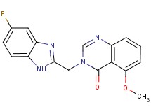 3-[(5-fluoro-1H-benzimidazol-2-yl)methyl]-5-methoxyquinazolin-4(3H)-one