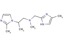 N-methyl-2-(2-methyl-1H-imidazol-1-yl)-N-[(4-methyl-1H-imidazol-2-yl)methyl]-1-propanamine bis(trifluoroacetate)