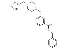 N-benzyl-3-{[1-(1H-pyrazol-3-ylmethyl)-4-piperidinyl]oxy}benzamide