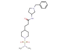 N-(1-benzyl-3-pyrrolidinyl)-3-{1-[(dimethylamino)sulfonyl]-4-piperidinyl}propanamide