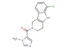 6-chloro-2-[(1-methyl-1H-imidazol-5-yl)carbonyl]-2,3,4,5-tetrahydro-1H-pyrido[4,3-b]indole