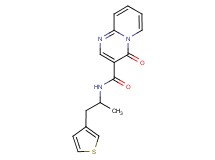 N-[1-methyl-2-(3-thienyl)ethyl]-4-oxo-4H-pyrido[1,2-a]pyrimidine-3-carboxamide