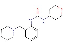 N-[2-(piperidin-1-ylmethyl)phenyl]-N'-(tetrahydro-2H-pyran-4-yl)urea