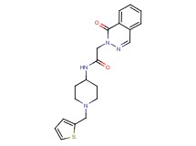 2-(1-oxophthalazin-2(1H)-yl)-N-[1-(2-thienylmethyl)piperidin-4-yl]acetamide
