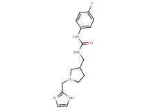 N-(4-fluorophenyl)-N'-{[1-(1H-imidazol-2-ylmethyl)pyrrolidin-3-yl]methyl}urea