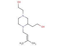 2,2'-[4-(3-methyl-2-buten-1-yl)-1,3-piperazinediyl]diethanol