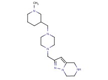 2-({4-[(1-methyl-3-piperidinyl)methyl]-1-piperazinyl}methyl)-4,5,6,7-tetrahydropyrazolo[1,5-a]pyrazine dihydrochloride