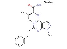 N~2~-[1-methyl-6-(2-phenylethyl)-1H-pyrazolo[3,4-d]pyrimidin-4-yl]-L-valinamide