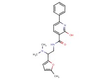 N-[2-(dimethylamino)-2-(5-methyl-2-furyl)ethyl]-2-hydroxy-6-phenylnicotinamide