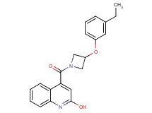 4-{[3-(3-ethylphenoxy)-1-azetidinyl]carbonyl}-2-quinolinol