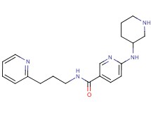 6-(piperidin-3-ylamino)-N-(3-pyridin-2-ylpropyl)nicotinamide