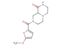 8-(5-methoxy-2-furoyl)hexahydro-2H-pyrazino[1,2-a]pyrazin-1(6H)-one