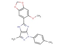 5-(6-methoxy-1,3-benzodioxol-5-yl)-3-methyl-1-(4-methylphenyl)-1,4-dihydroimidazo[4,5-c]pyrazole