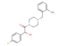 1-(4-fluorophenyl)-2-[4-(2-methylbenzyl)-1-piperazinyl]-2-oxoethanol