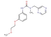N'-[3-(2-methoxyethoxy)phenyl]-N-methyl-N-(pyrazin-2-ylmethyl)urea