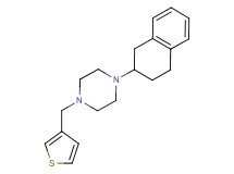 1-(1,2,3,4-tetrahydro-2-naphthalenyl)-4-(3-thienylmethyl)piperazine