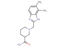 1-[(6,7-dimethyl-1H-benzimidazol-2-yl)methyl]piperidine-3-carboxamide
