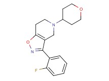 3-(2-fluorophenyl)-5-(tetrahydro-2H-pyran-4-yl)-4,5,6,7-tetrahydroisoxazolo[4,5-c]pyridine