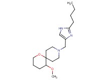 9-[(2-butyl-1H-imidazol-4-yl)methyl]-5-methoxy-1-oxa-9-azaspiro[5.5]undecane