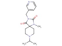 8-isopropyl-1-methyl-3-(3-pyridinylmethyl)-1,3,8-triazaspiro[4.5]decane-2,4-dione