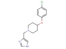 4-(4-chlorophenoxy)-1-(1H-imidazol-4-ylmethyl)piperidine