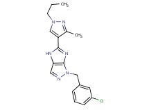 1-(3-chlorobenzyl)-5-(3-methyl-1-propyl-1H-pyrazol-4-yl)-1,4-dihydroimidazo[4,5-c]pyrazole