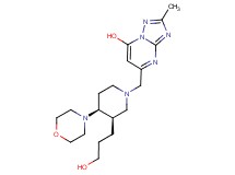 5-{[(3R*,4S*)-3-(3-hydroxypropyl)-4-morpholin-4-ylpiperidin-1-yl]methyl}-2-methyl[1,2,4]triazolo[1,5-a]pyrimidin-7-ol