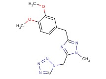 1-{[3-(3,4-dimethoxybenzyl)-1-methyl-1H-1,2,4-triazol-5-yl]methyl}-1H-tetrazole