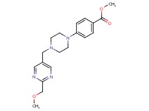 methyl 4-(4-{[2-(methoxymethyl)-5-pyrimidinyl]methyl}-1-piperazinyl)benzoate