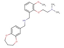 (3,4-dihydro-2H-1,5-benzodioxepin-7-ylmethyl){2-[2-(dimethylamino)ethoxy]-3-methoxybenzyl}amine