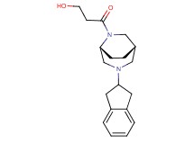 3-[(1S*,5R*)-3-(2,3-dihydro-1H-inden-2-yl)-3,6-diazabicyclo[3.2.2]non-6-yl]-3-oxo-1-propanol