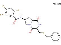 N-{(3R,7S,8aS)-3-[(benzylthio)methyl]-1,4-dioxooctahydropyrrolo[1,2-a]pyrazin-7-yl}-2,4,5-trifluorobenzamide