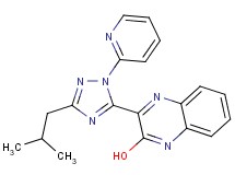 3-[3-isobutyl-1-(2-pyridinyl)-1H-1,2,4-triazol-5-yl]-2-quinoxalinol