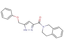 2-{[5-(phenoxymethyl)-1H-pyrazol-3-yl]carbonyl}-1,2,3,4-tetrahydroisoquinoline