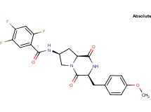 2,4,5-trifluoro-N-[(3S,7S,8aS)-3-(4-methoxybenzyl)-1,4-dioxooctahydropyrrolo[1,2-a]pyrazin-7-yl]benzamide