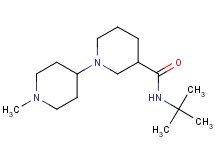 N-(tert-butyl)-1'-methyl-1,4'-bipiperidine-3-carboxamide