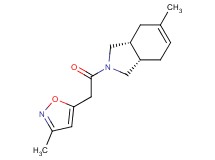 (3aR*,7aS*)-5-methyl-2-[(3-methyl-5-isoxazolyl)acetyl]-2,3,3a,4,7,7a-hexahydro-1H-isoindole