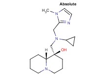 (1R,9aR)-1-({cyclopropyl[(1-methyl-1H-imidazol-2-yl)methyl]amino}methyl)octahydro-2H-quinolizin-1-ol