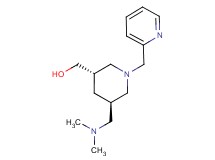 [(3S*,5R*)-5-[(dimethylamino)methyl]-1-(pyridin-2-ylmethyl)piperidin-3-yl]methanol