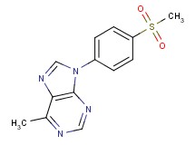 6-methyl-9-[4-(methylsulfonyl)phenyl]-9H-purine
