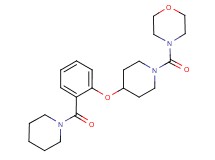 4-({4-[2-(piperidin-1-ylcarbonyl)phenoxy]piperidin-1-yl}carbonyl)morpholine