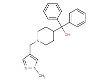 {1-[(1-methyl-1H-pyrazol-4-yl)methyl]-4-piperidinyl}(diphenyl)methanol