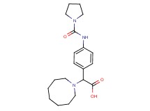 azocan-1-yl{4-[(pyrrolidin-1-ylcarbonyl)amino]phenyl}acetic acid