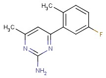 4-(5-fluoro-2-methylphenyl)-6-methylpyrimidin-2-amine