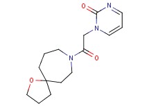 1-[2-(1-oxa-8-azaspiro[4.6]undec-8-yl)-2-oxoethyl]pyrimidin-2(1H)-one