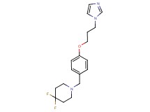 4,4-difluoro-1-{4-[3-(1H-imidazol-1-yl)propoxy]benzyl}piperidine