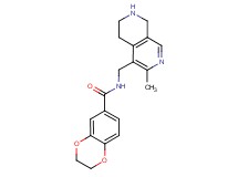 N-[(3-methyl-5,6,7,8-tetrahydro-2,7-naphthyridin-4-yl)methyl]-2,3-dihydro-1,4-benzodioxine-6-carboxamide