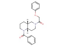 (4aR*,8aS*)-1-benzoyl-6-(phenoxyacetyl)decahydro-1,6-naphthyridine